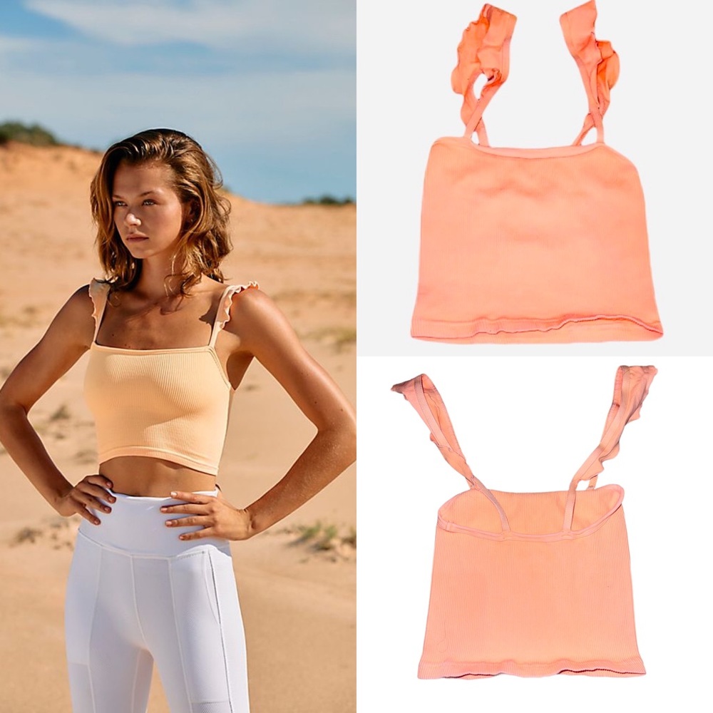 NEW Free People Movement Happiness Flirty top & Good Karma Leggings Set - Picture 11 of 13